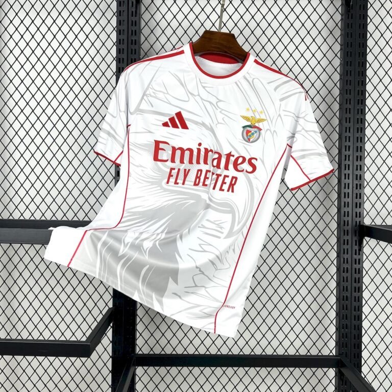 Mens Benfica 2025/26 White concept version Jersey