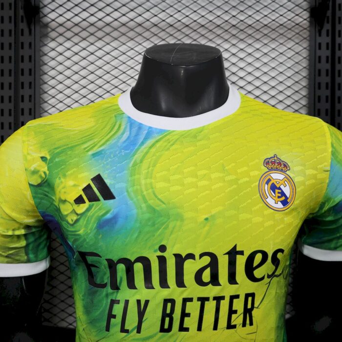 Mens Real Madrid 2025/26 Green Jersey Player Version 2
