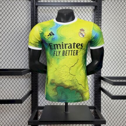 Mens Real Madrid 2025/26 Green Jersey Player Version
