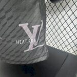 Mens Real Madrid 2025/26 Black Louis Vuitton Jersey Player Version 2