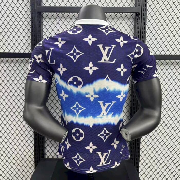 Mens Real Madrid 2025/26 Purple Louis Vuitton Jersey Player Version 1