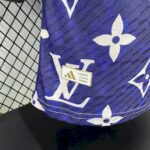 Mens Real Madrid 2025/26 Purple Louis Vuitton Jersey Player Version 3