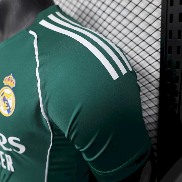 Mens Real Madrid 2025/26 Green Jersey Player Version 5