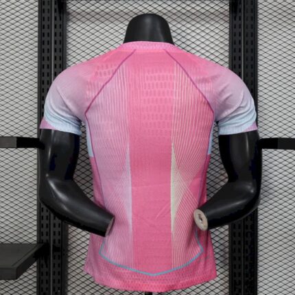 Mens Barcelona 2025/26 Pink Jersey Player Version 1