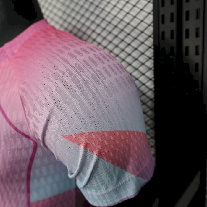 Mens Barcelona 2025/26 Pink Jersey Player Version 7