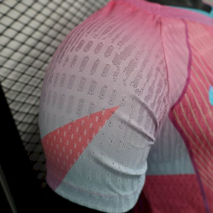 Mens Barcelona 2025/26 Pink Jersey Player Version 4