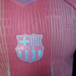 Mens Barcelona 2025/26 Pink Jersey Player Version 2