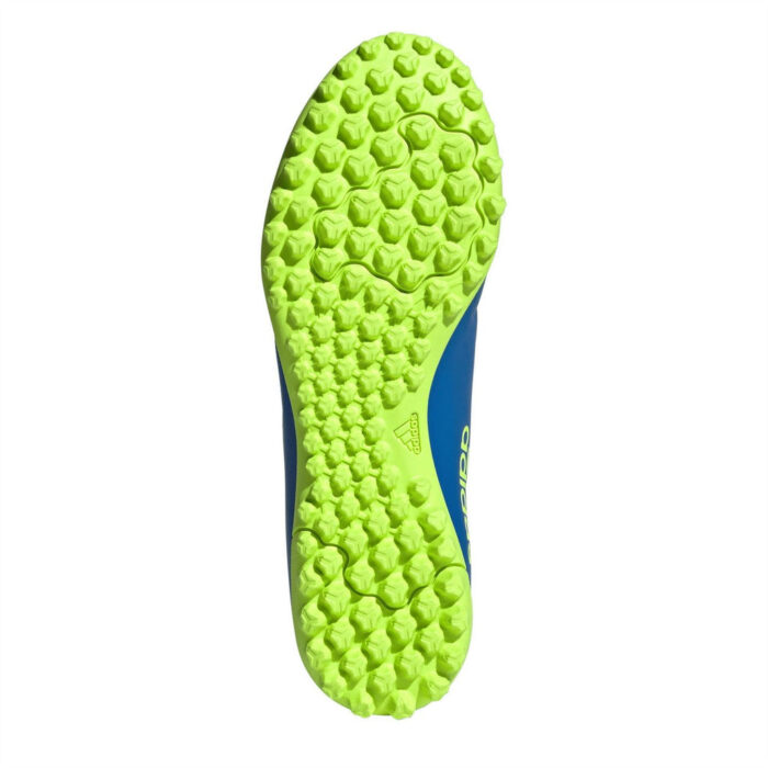 adidas Goletto Turf Football Boots – Blue/Lemon – view 7