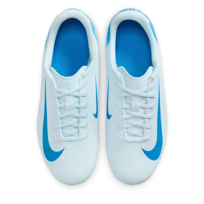 Nike Mercurial Vapor 16 Junior Firm Ground Football Boots – Glacier Blu/Blu – view 6