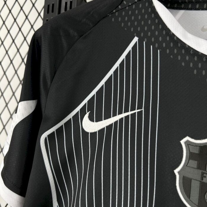 Mens Barcelona 2025/26 black Jersey 5