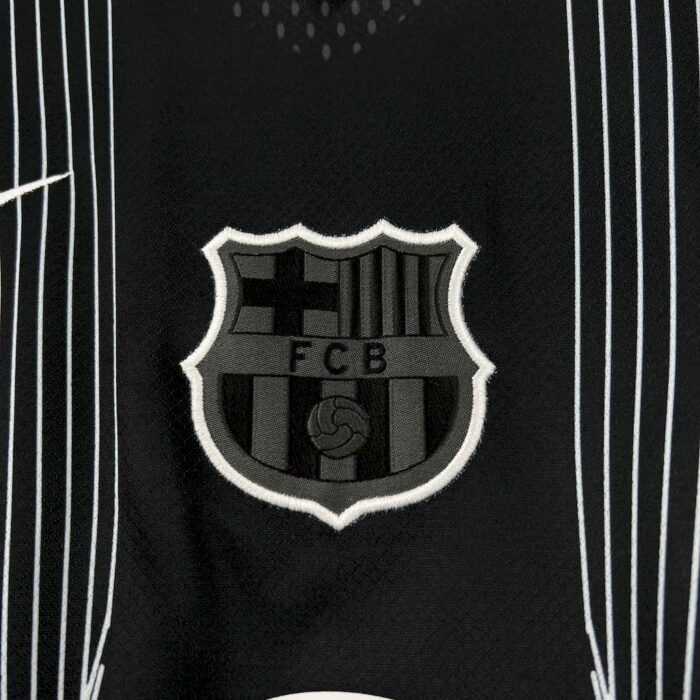 Mens Barcelona 2025/26 black Jersey 3