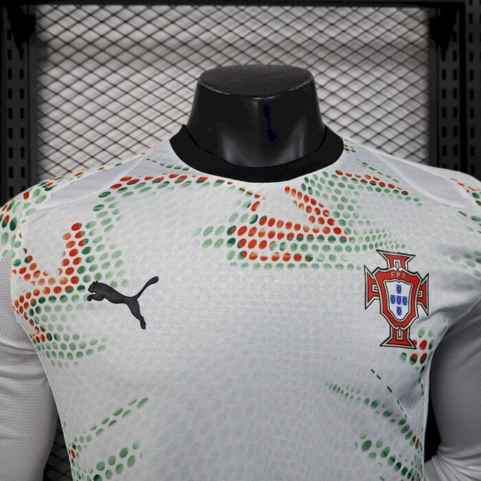 Mens Portugal 2025/26 Away Long Sleeve Jersey Player Version 9