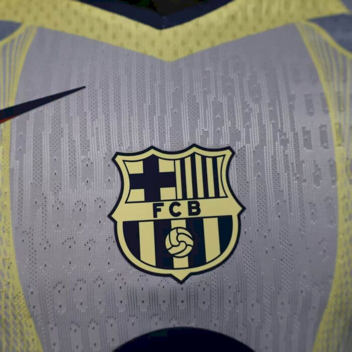 Mens Barcelona 2025/26 Purple Jersey Player Version 4
