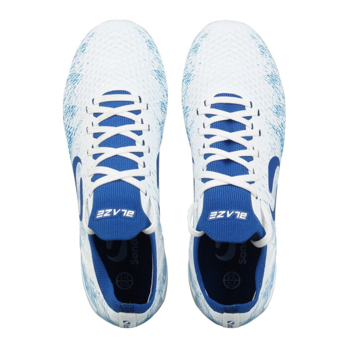 Sondico Blaze Junior Firm Ground Football Boots – White/Blue – view 6