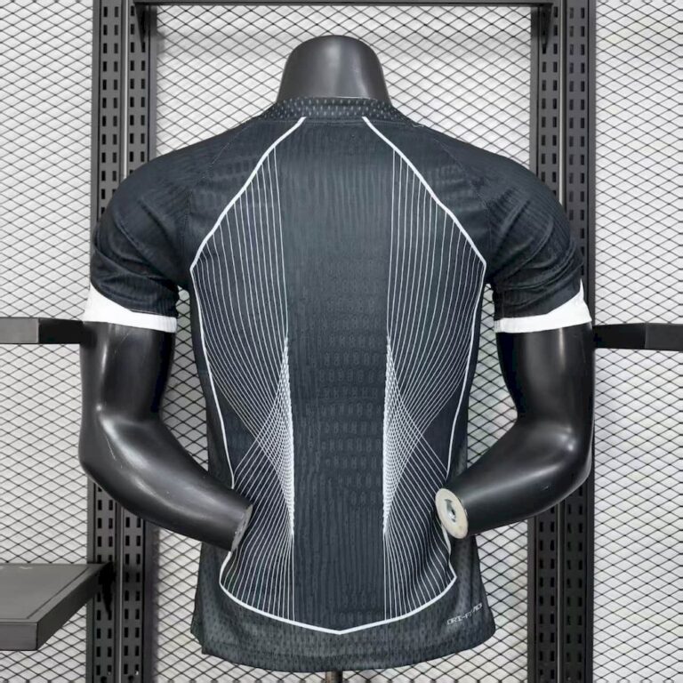 Mens Barcelona 2025/26 Black Jersey Player Version 1