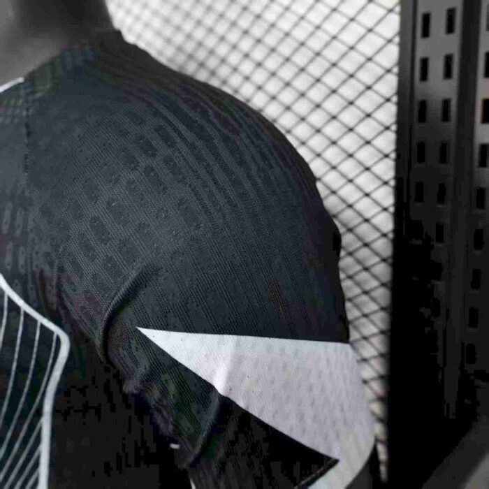 Mens Barcelona 2025/26 Black Jersey Player Version 6