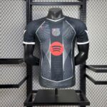 Mens Barcelona 2025/26 Black Jersey Player Version