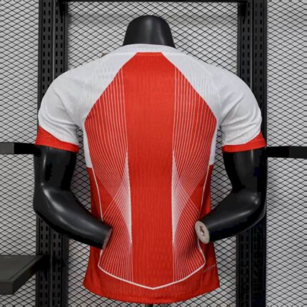 Mens Barcelona 2025/26 Orange Jersey Player Version 1