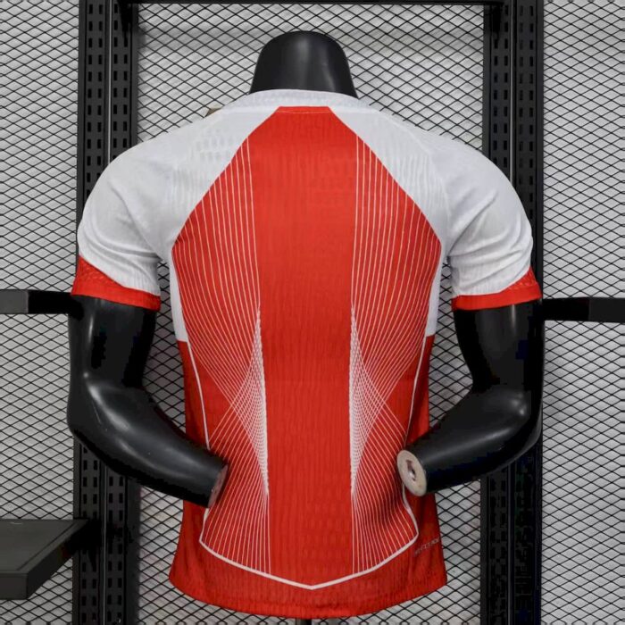 Mens Barcelona 2025/26 Orange Jersey Player Version 1