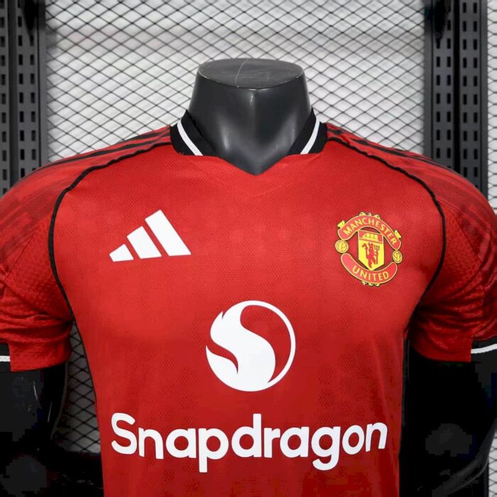Mens Manchester United 2025/26 Home Jersey Player Version 3