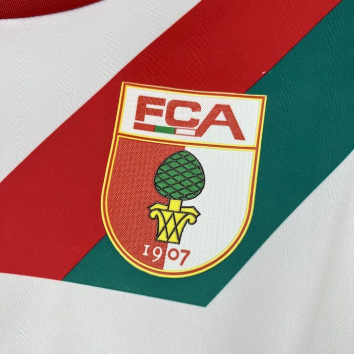 Mens FC Augsburg 2025/26 Home Jersey 5
