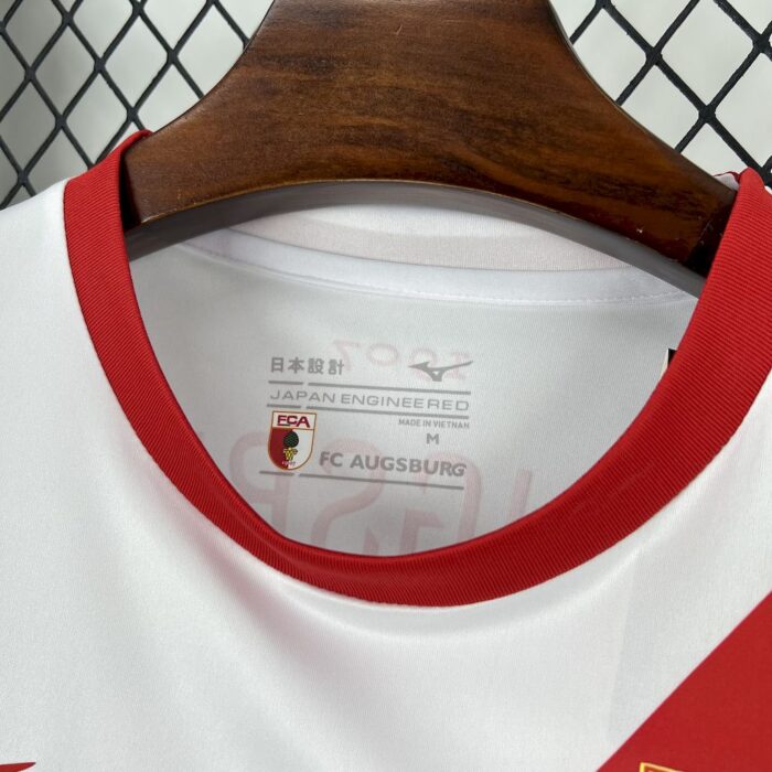 Mens FC Augsburg 2025/26 Home Jersey 4