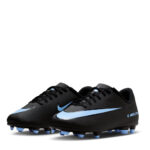 Nike Mercurial Vapor 16 Junior Firm Ground Football Boots – Black/Blue – view 4