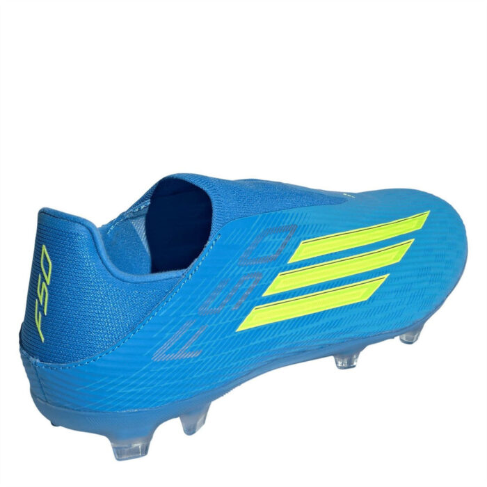 adidas F50 Firm Ground Football Boots – Blue/Yellow – view 4