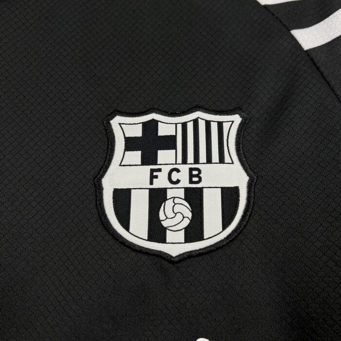 Mens Barcelona 2024/25 Travis Scott Edition Black Jersey 4