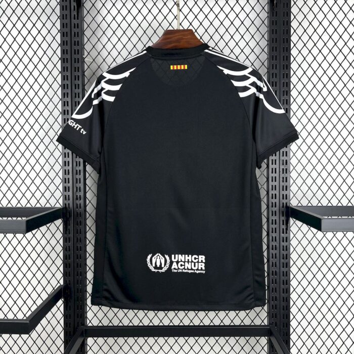 Mens Barcelona 2024/25 Travis Scott Edition Black Jersey 1