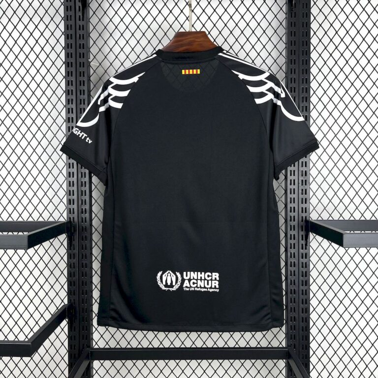 Mens Barcelona 2024/25 Travis Scott Edition Black Jersey 1