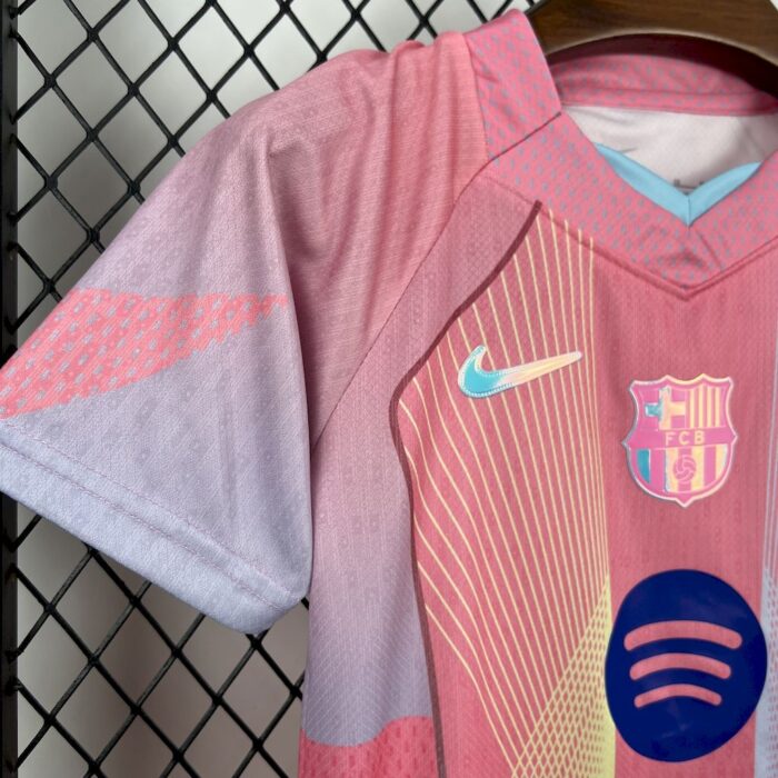 Kids Barcelona 2025/26 pink Kit 5