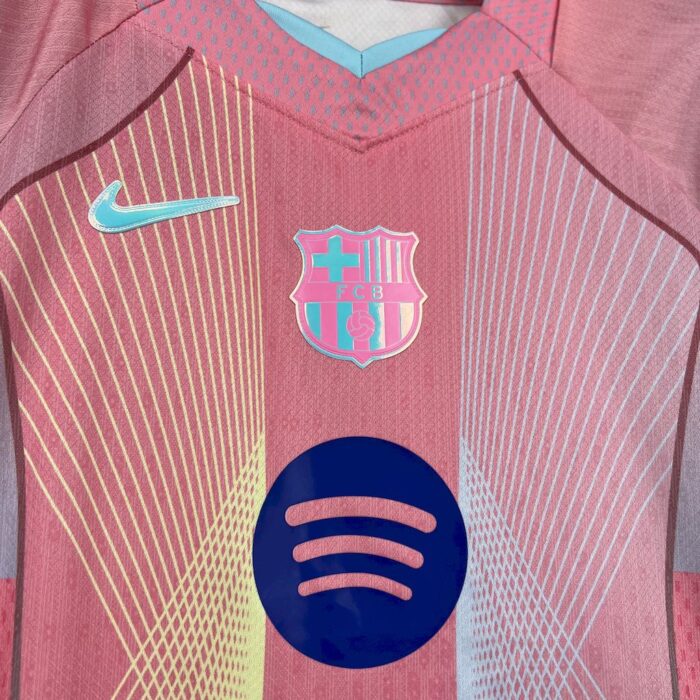 Kids Barcelona 2025/26 pink Kit 4
