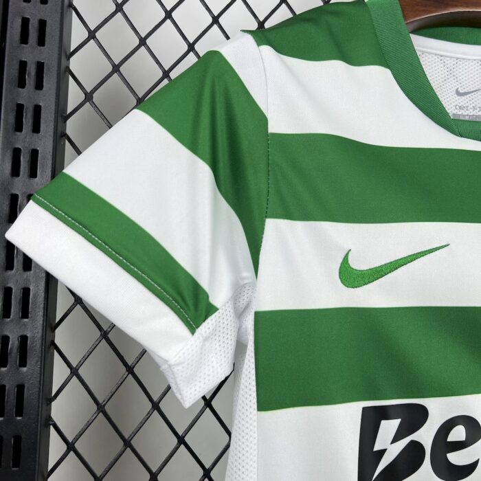 Kids Sporting CP 2025/26 Home Kit 8