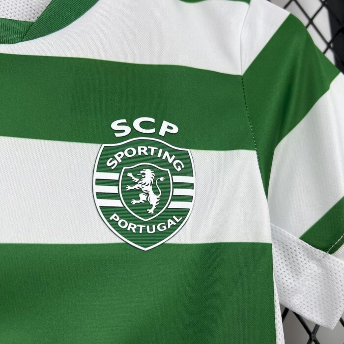 Kids Sporting CP 2025/26 Home Kit 7