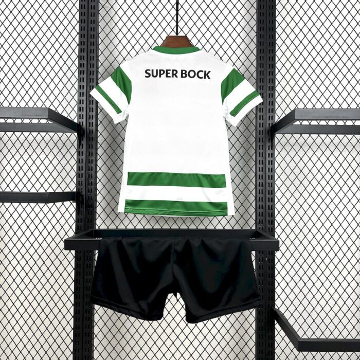 Kids Sporting CP 2025/26 Home Kit 1