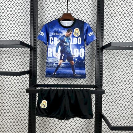 Kids Cristiano Ronaldo 2025/26 Real Madrid Kit