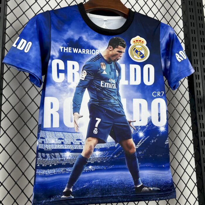 Kids Cristiano Ronaldo 2025/26 Real Madrid Kit 4