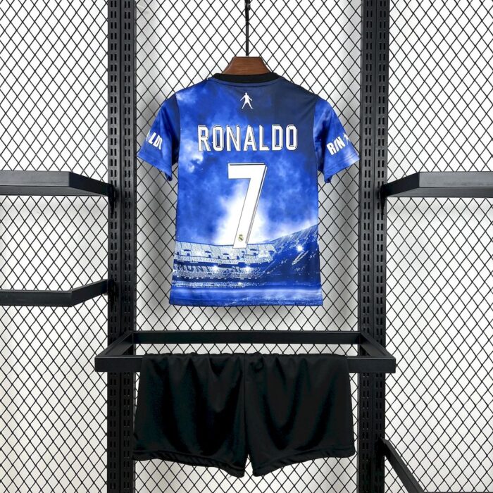 Kids Cristiano Ronaldo 2025/26 Real Madrid Kit 1
