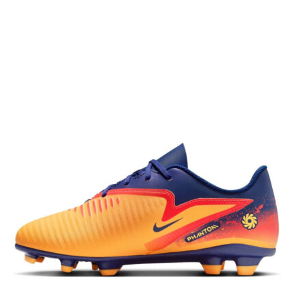 Nike Phantom 6 Junior Multi-Ground Football Boots – Orange/Volt – view 2