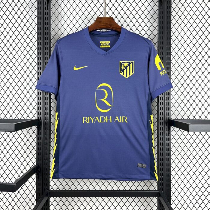 Mens Atletico Madrid 2025/26 Away Jersey 3