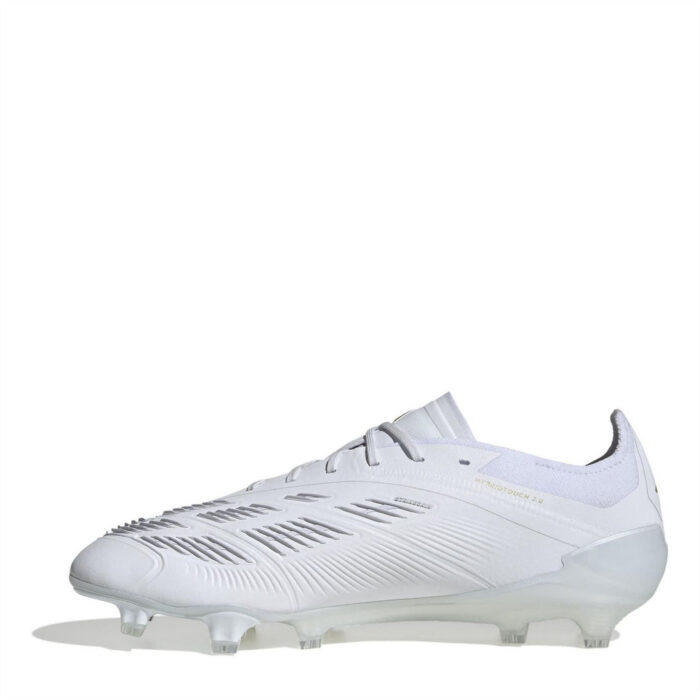 adidas Predator Firm Ground Football Boots – White/Gold/Wht – view 2