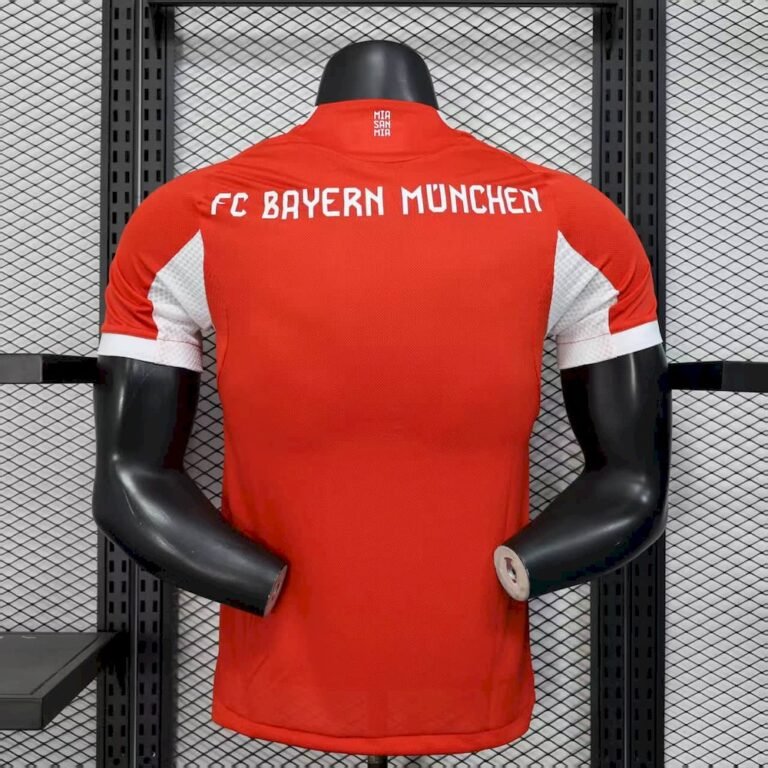 Mens Bayern Munich 2025/26 Home Jersey Player Version 1