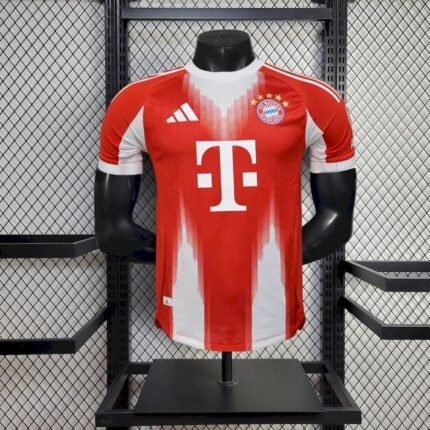 Mens Bayern Munich 2025/26 Home Jersey Player Version