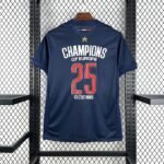 Mens Paris Saint-Germain 2024/25 Home Champions League Winner Jersey 2