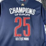 Mens Paris Saint-Germain 2024/25 Home Champions League Winner Jersey 1