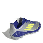 adidas F50 Junior Firm Ground Football Boots – Silver/Blue – view 4