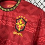 Mens Brazil 2025/26 Jordan Red Jersey 5