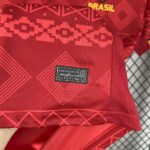Mens Brazil 2025/26 Jordan Red Jersey 3