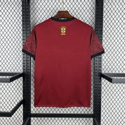 Mens Brazil 2025/26 Jordan Maroon Jersey 1